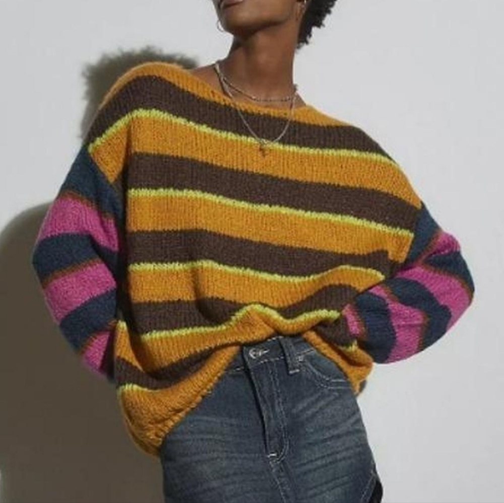 Jamie Striped Sweater Size XS (Oversized)